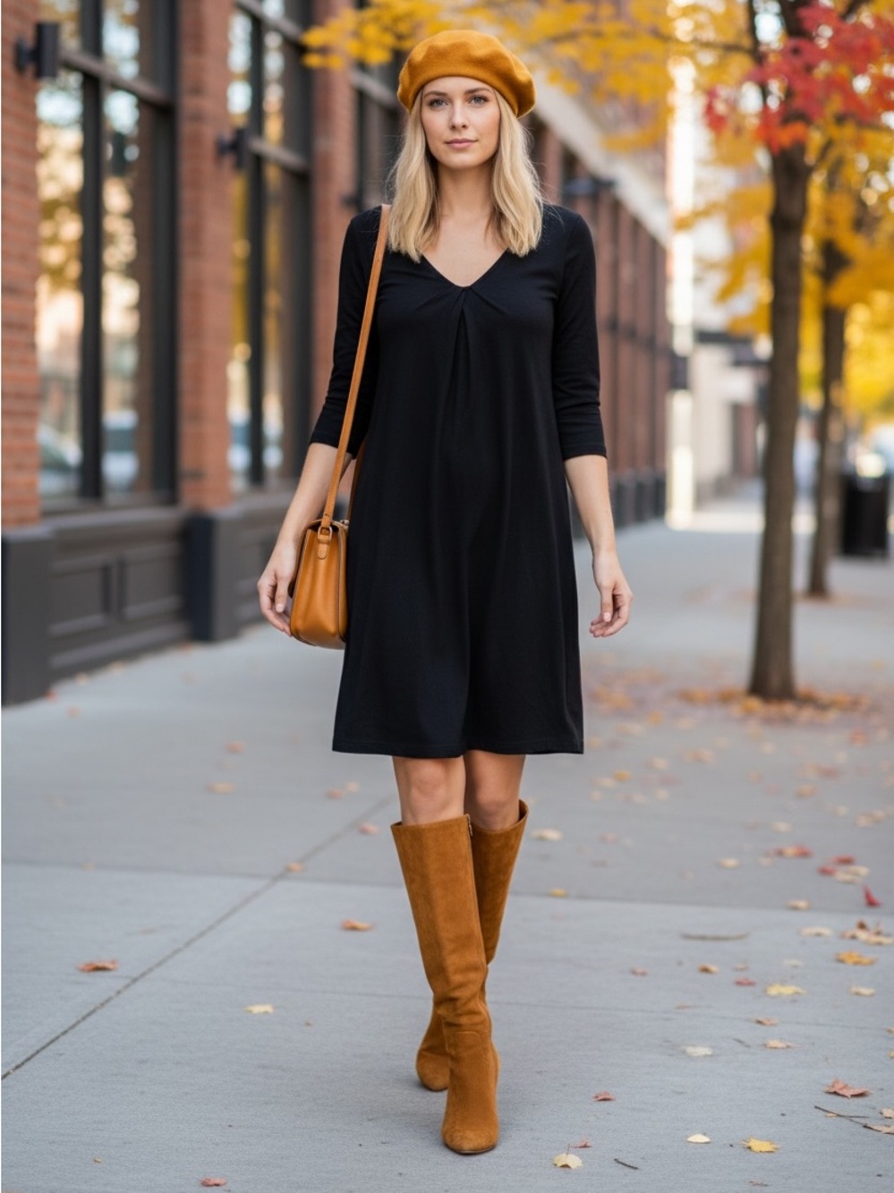 Jones wear black dress